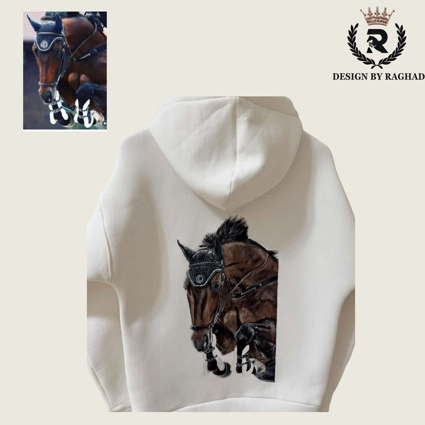Custom Painted Hoodie