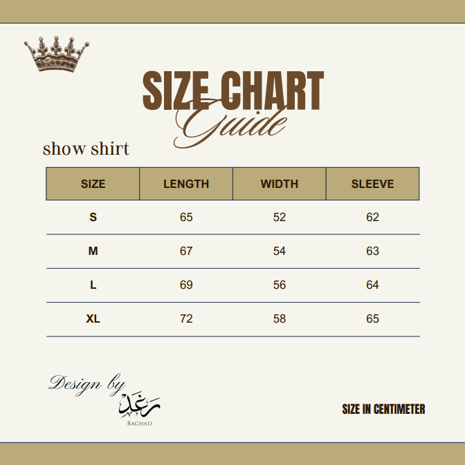 Size chart 3