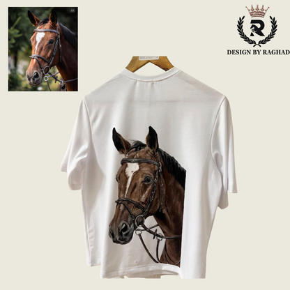 Custom Painted White Shirt